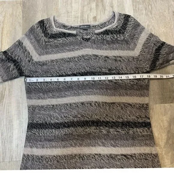 Eddie Bauer Long sleeve cotton striped sweater - Picture 7 of 15